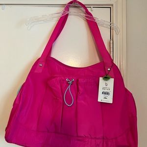 NWT. Baggallini Tote Bag. Hot pink! Aqua and orange!